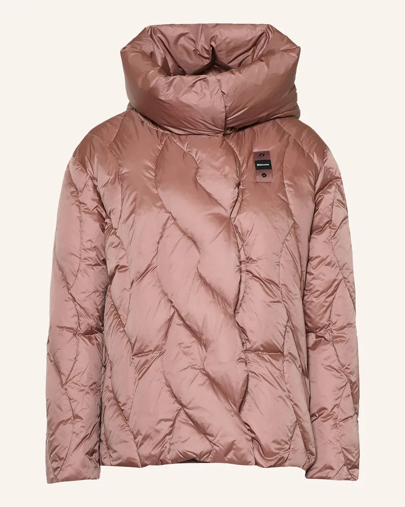 Blauer Daunenjacke Bellflower braun Altrosa