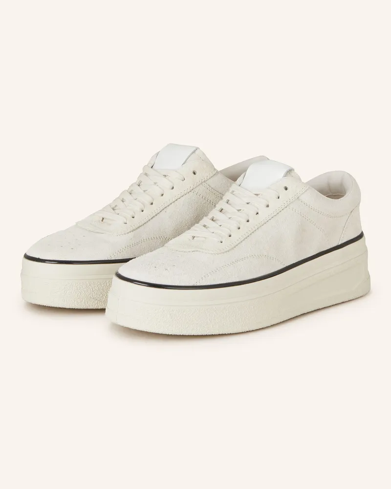 Jil Sander Sneaker weiss Ecru