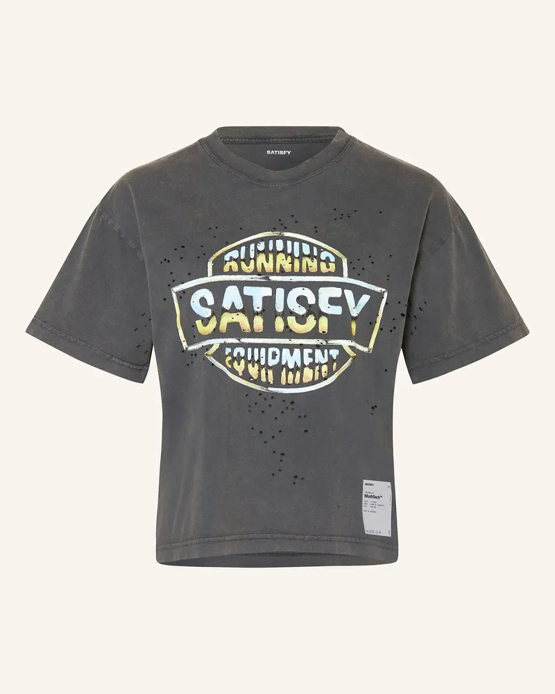Satisfy Laufshirt MOTHTECH Dunkelgrau