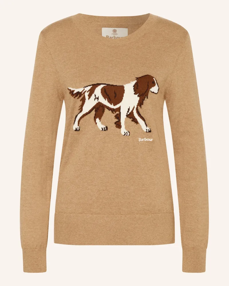 Barbour Pullover Fareham braun Camel