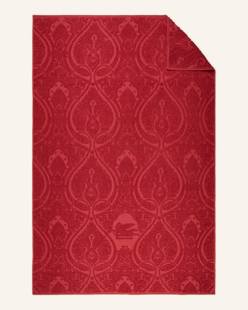 Etro Badetuch Capri rot Dunkelrot