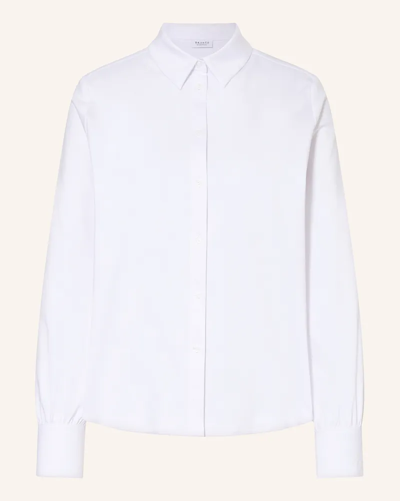 DESOTO Hemdbluse Lizzy Aus Jersey weiss Weiss