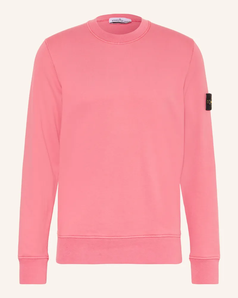 Stone Island Sweatshirt pink Hellrot