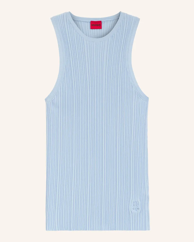 HUGO BOSS Casual Top SAREPLA Slim Fit Blau