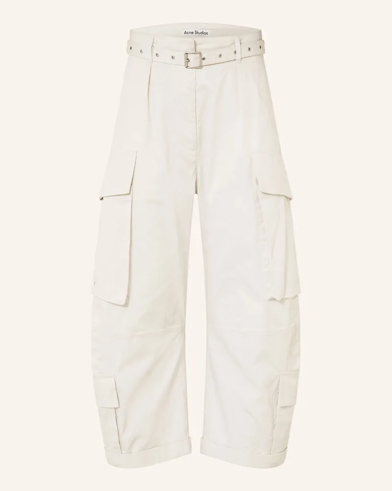 Acne Studios Cargohose grau Hellgrau