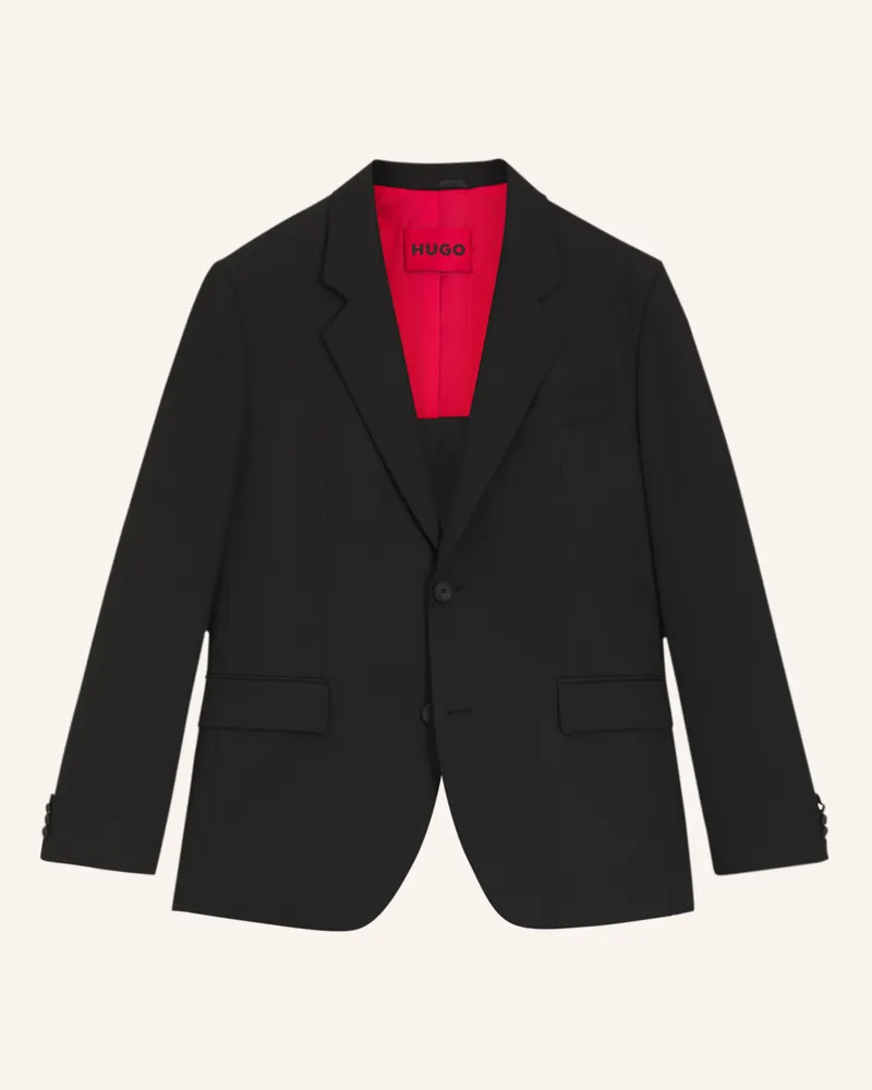 HUGO BOSS Business Anzug KARLO-FLIPS251X Modern Fit Schwarz