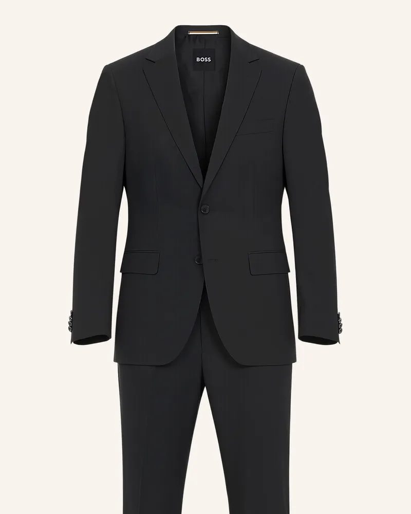 HUGO BOSS Business Anzug H-JECKSON-2PCS-224 Regular Fit Dunkelgrau