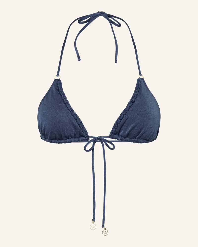 watercult Triangel-Bikini-Top VIVA ENERGY Blau