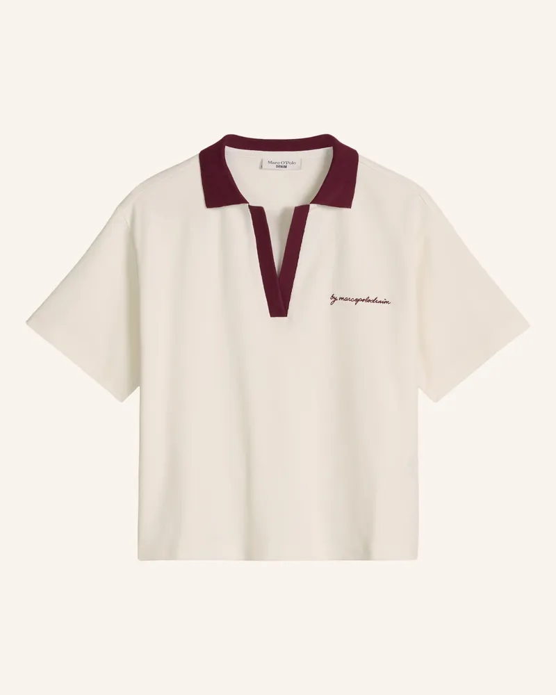 Marc O'Polo Poloshirt weiss Ecru