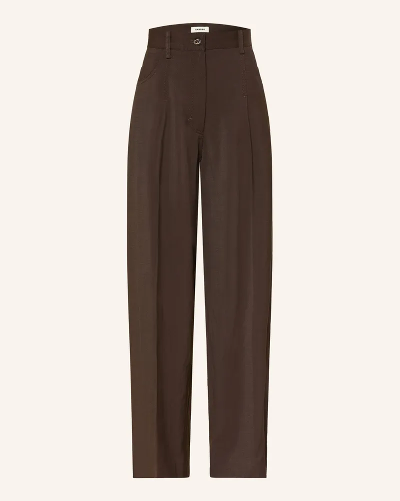 Sandro Marlenehose Dunkelbraun