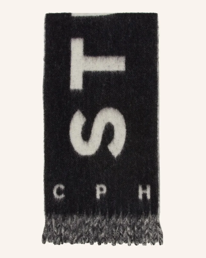 Copenhagen Schal schwarz Schwarz