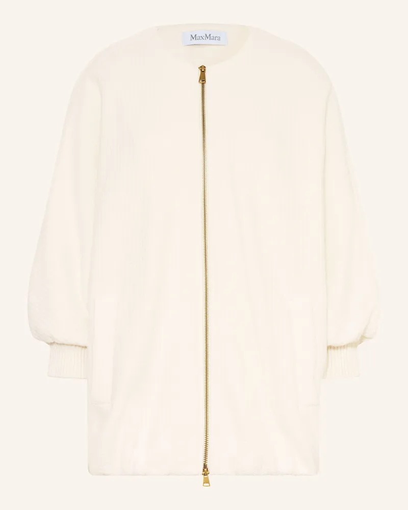 Max Mara Strickjacke Cirino weiss Ecru