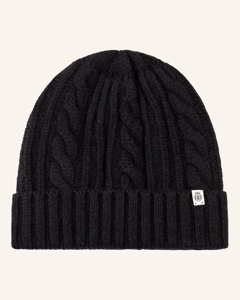 Roeckl Hüte & Mützen Cabled Charm Mütze schwarz Schwarz