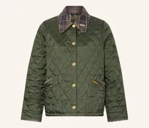 Steppjacke gruen
