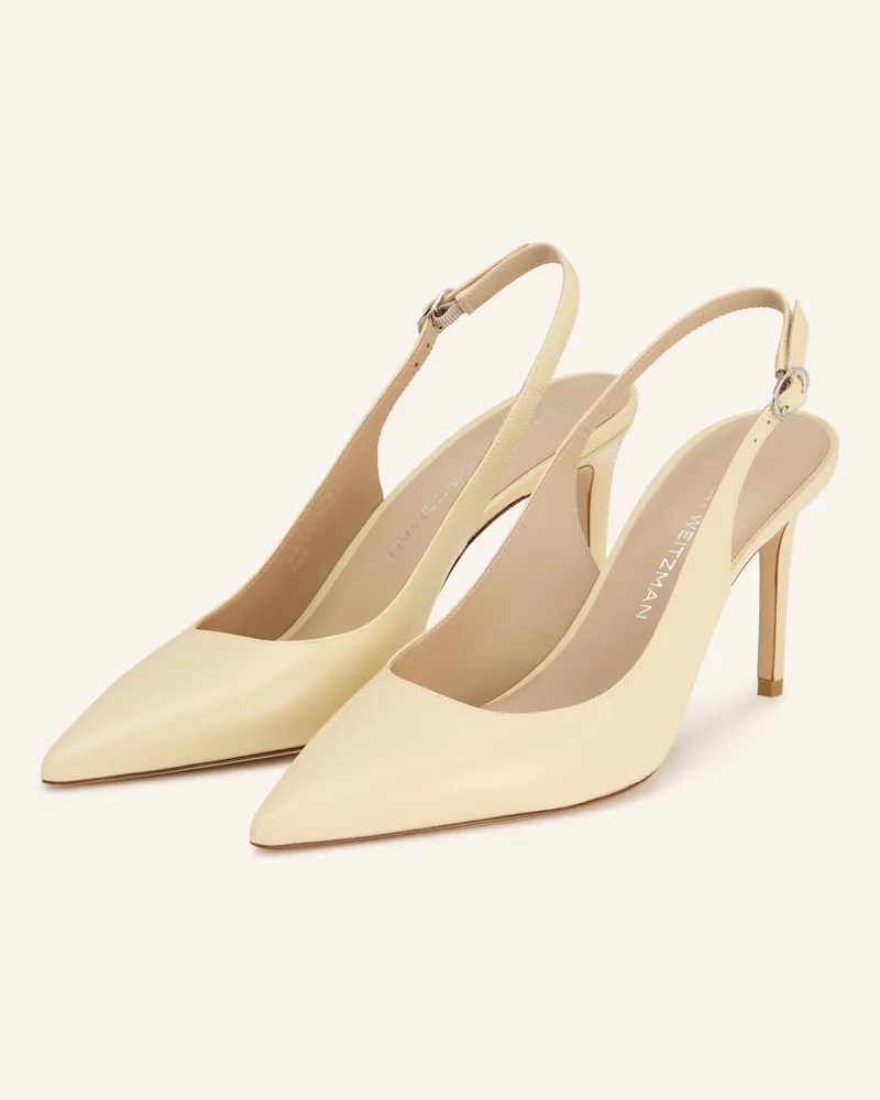 Stuart Weitzman Slingpumps Stuart Power 75 beige Beige