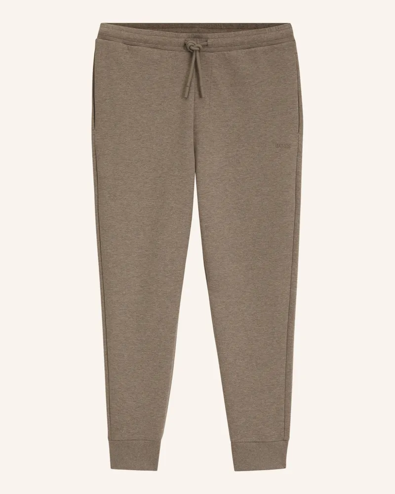 HUGO BOSS Sweatpants Hadiko Regular Fit braun Hellbraun