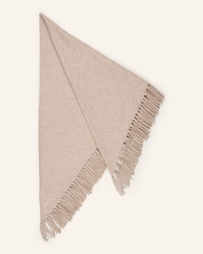 Darling Harbour Dreieckstuch Mit Cashmere braun Pebble