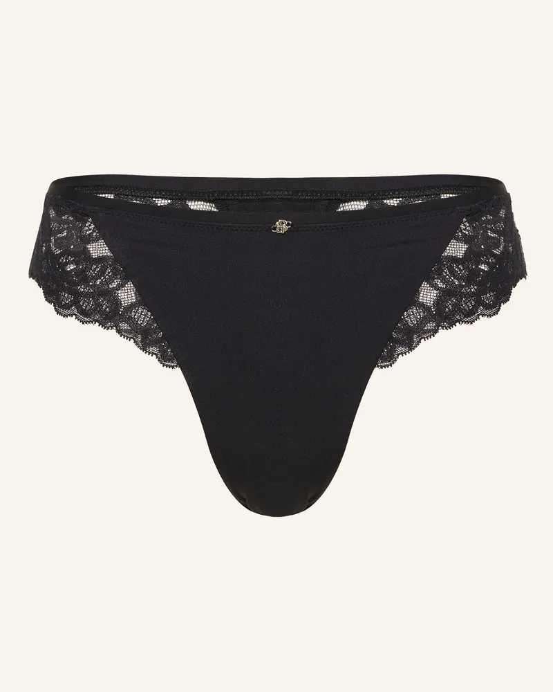 HUGO BOSS Slip Blossom schwarz Schwarz