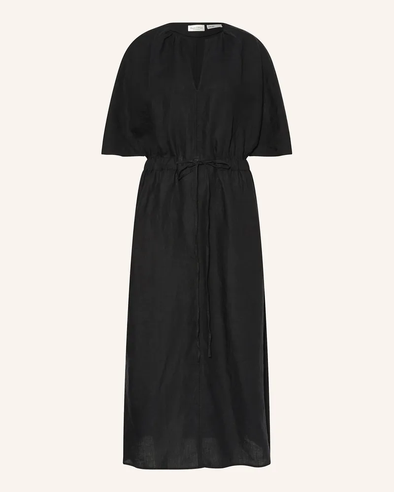 Marc O'Polo Leinenkleid Schwarz
