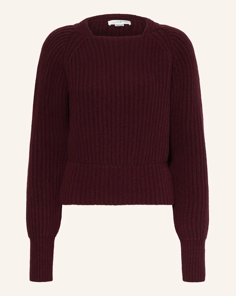 Victoria Beckham Pullover mit Cashmere Dunkelrot