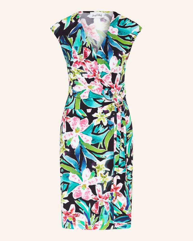 Joseph Ribkoff Jerseykleid in Wickeloptik Schwarz