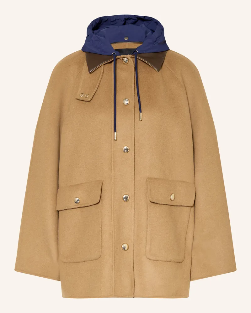 Maje Jacke Mit Abnehmbarer Kapuze beige Beige