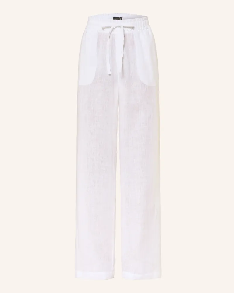 van Laack Leinenhose VL-HELENA-BR Weiss