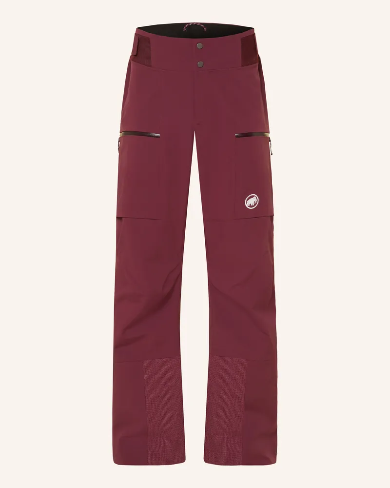 Mammut Hardshell-Skihose STONEY HS Dunkelrot