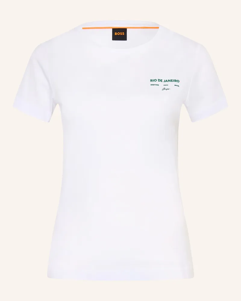 HUGO BOSS T-Shirt Elove weiss Weiss