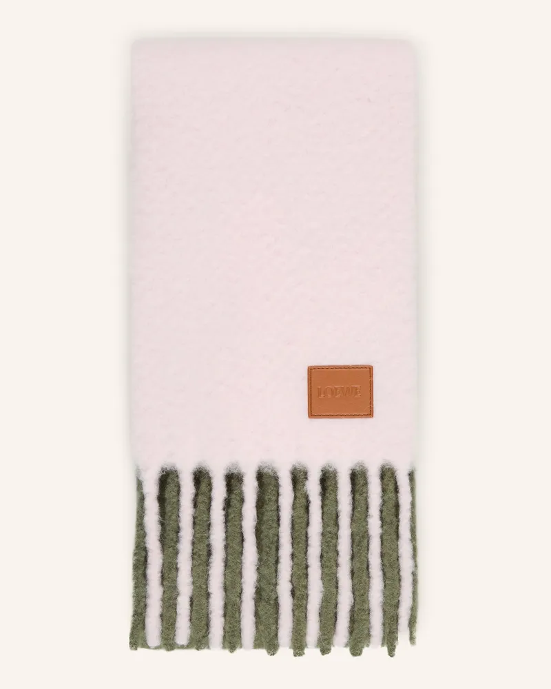 Loewe Schal Mit Alpaka rosa Rosa