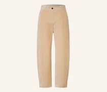 Cordhose beige