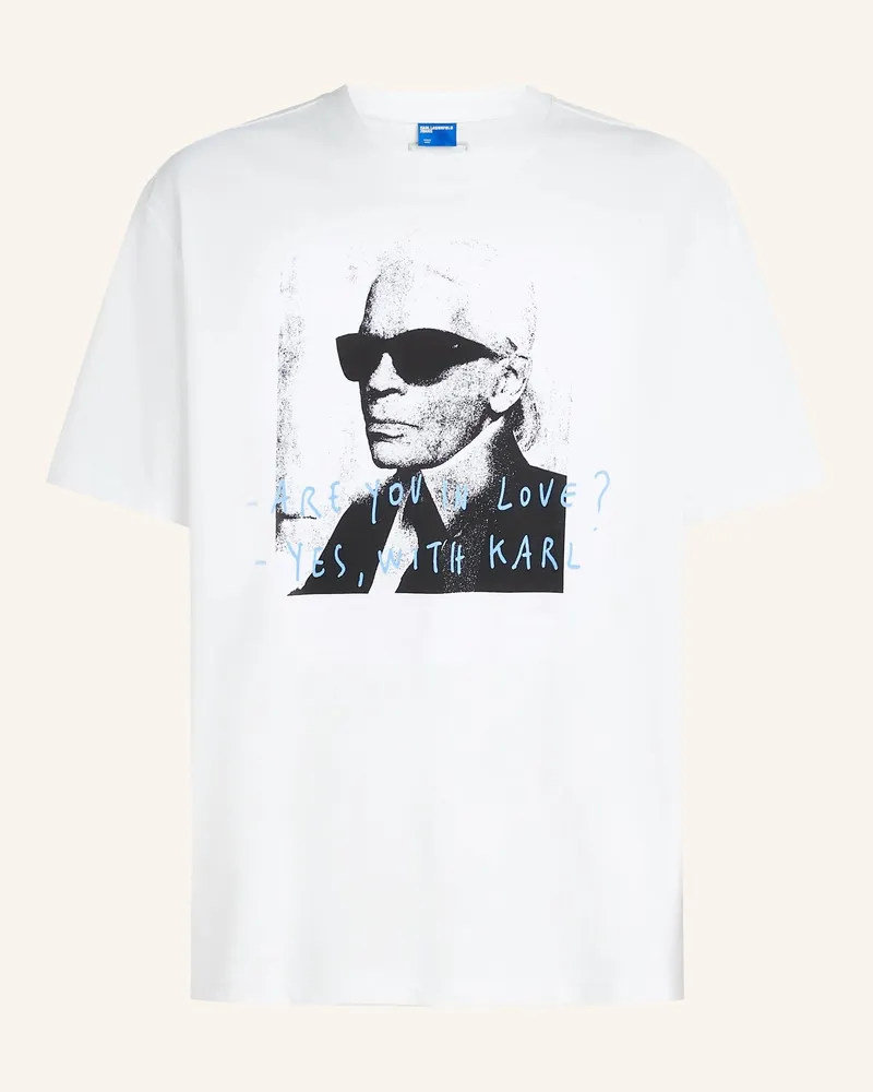 Karl Lagerfeld T-Shirt weiss Weiss