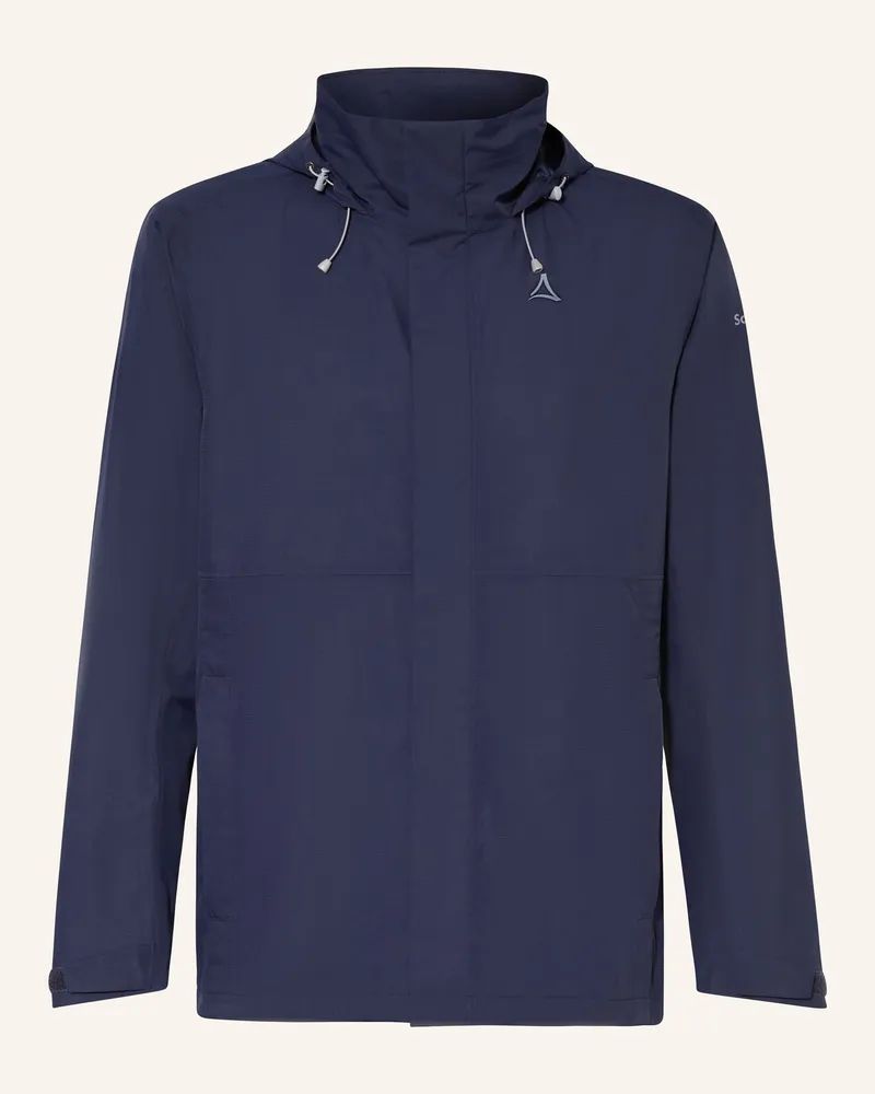 Schöffel Regenjacke Dunkelblau