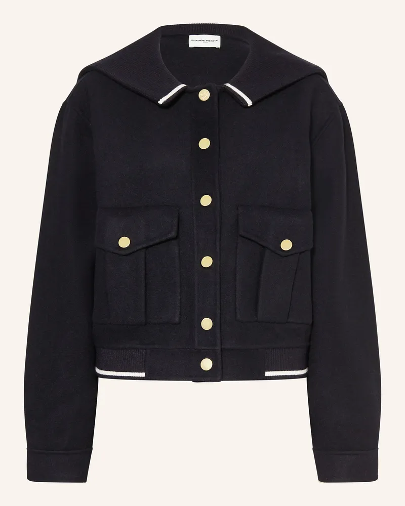 Claudie Pierlot Jacke blau Dunkelblau