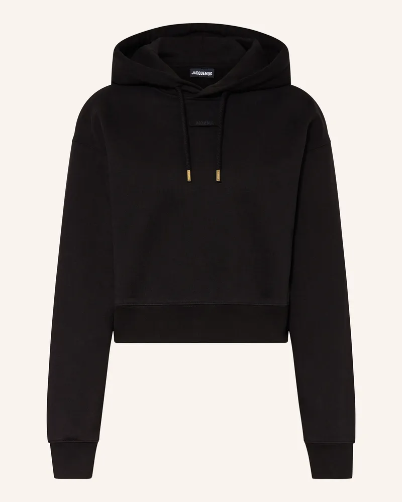 Jacquemus Hoodie LE HOODIE GROS GRAIN Schwarz