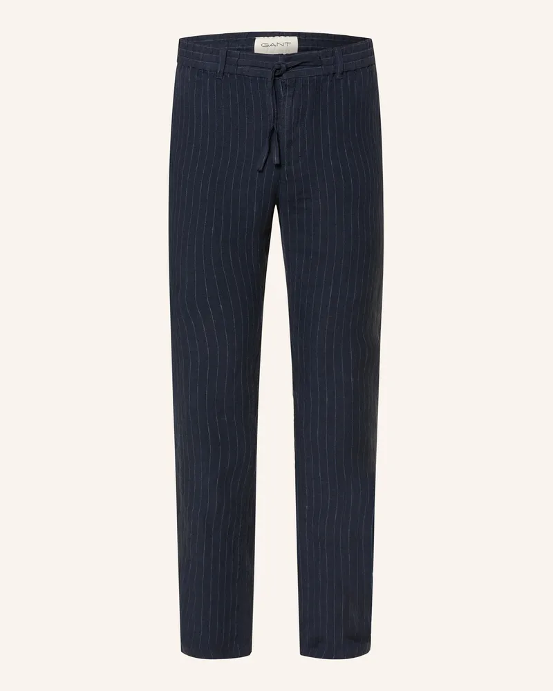 Gant Leinenchino Regular Fit Dunkelblau