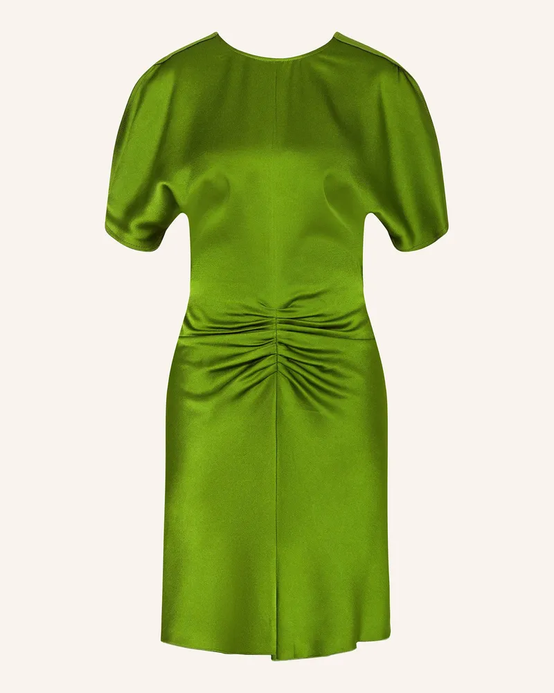 Victoria Beckham Satinkleid Oliv