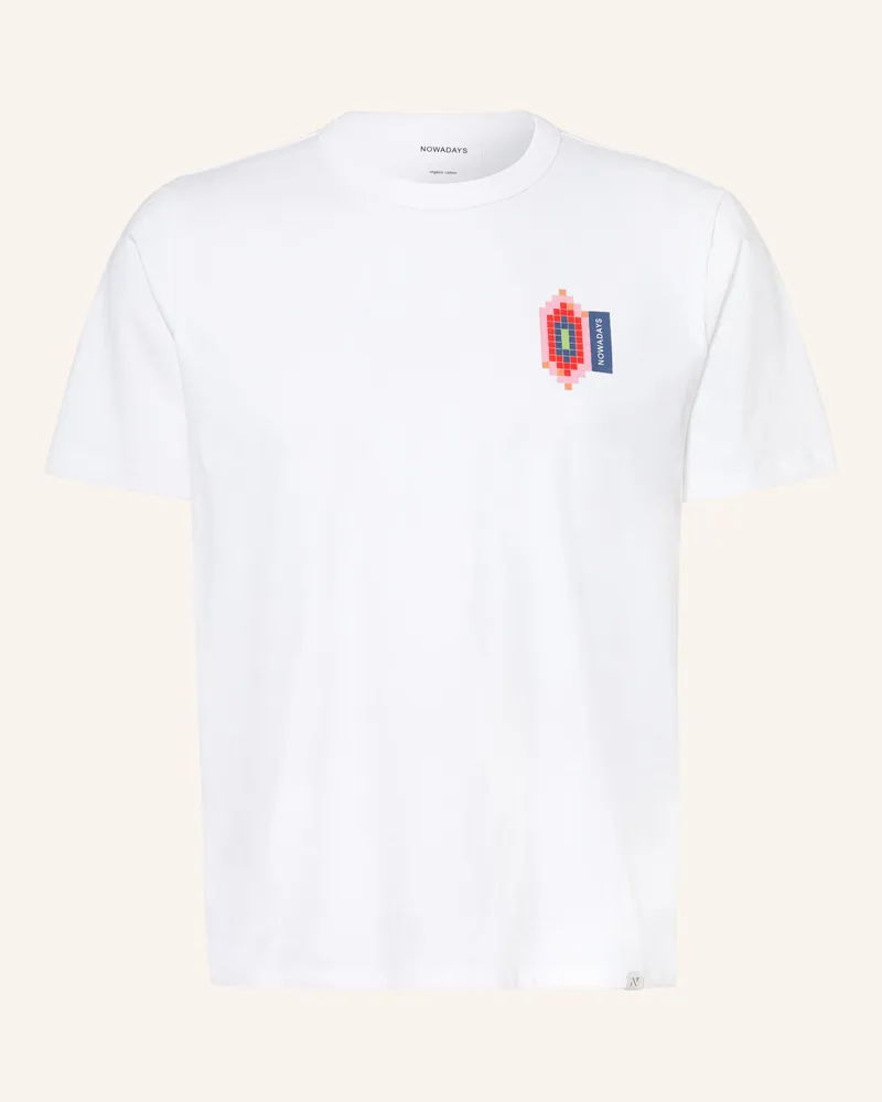 Nowadays T-Shirt weiss Weiss