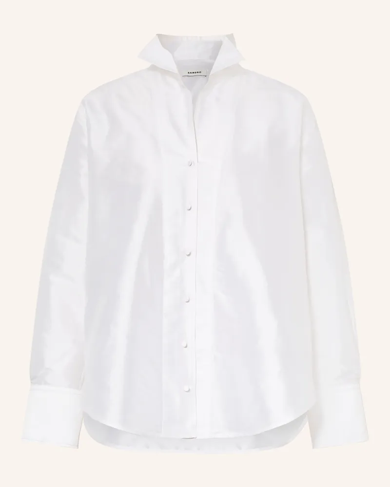 Sandro Seidenbluse weiss Weiss