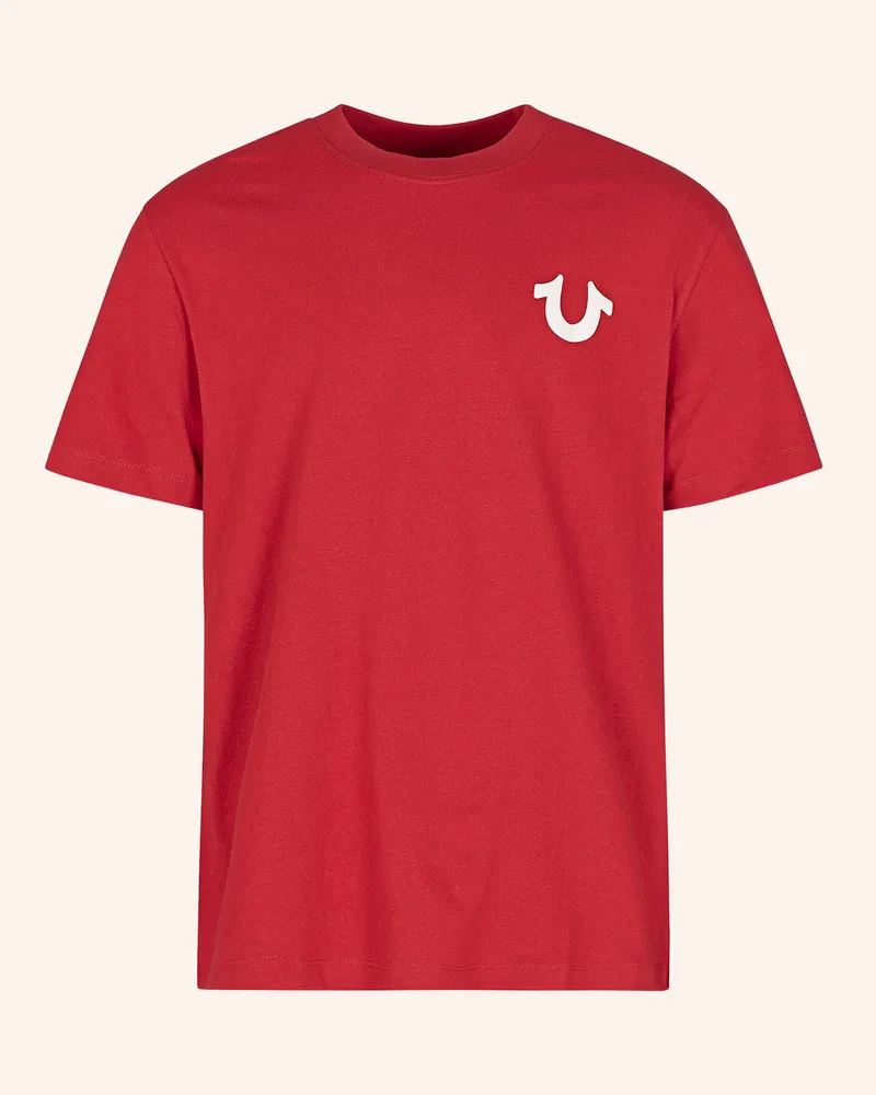 True Religion T-Shirt WORLD TOUR Rot
