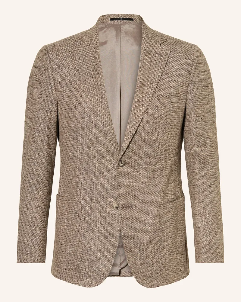 Dressler Tweed-Sakko Regular Fit Beige