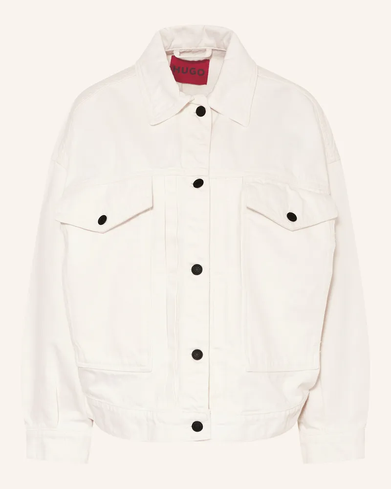 HUGO BOSS Jeansjacke GATRIA Weiss
