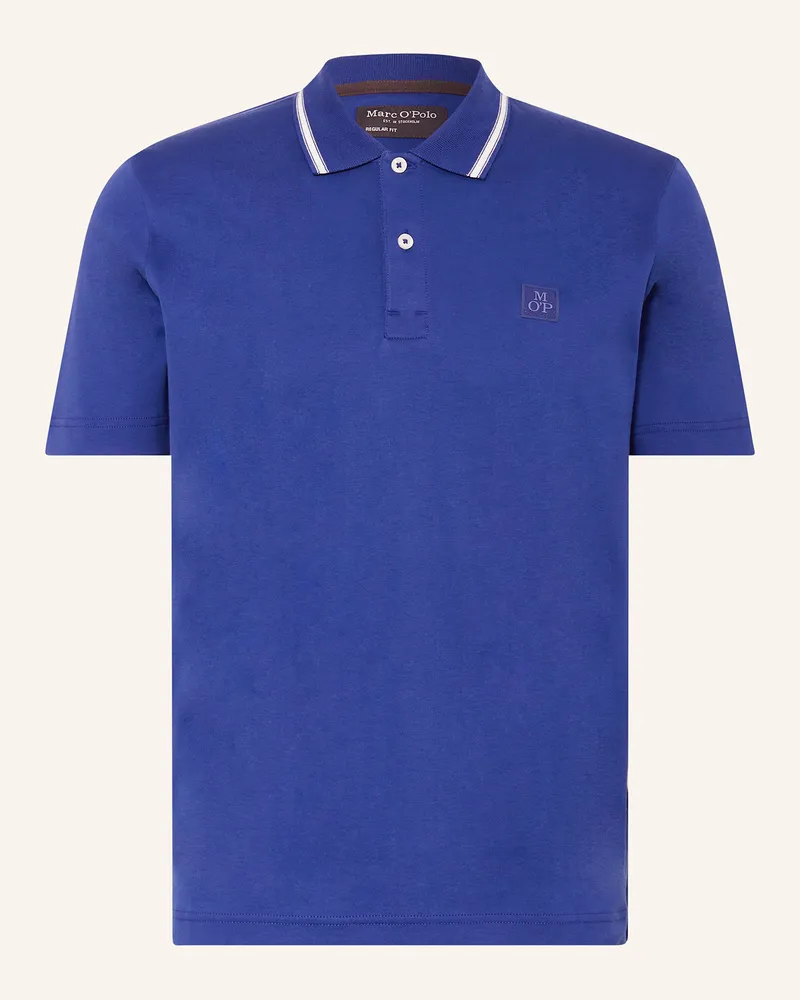 Marc O'Polo Jersey-Poloshirt Blau