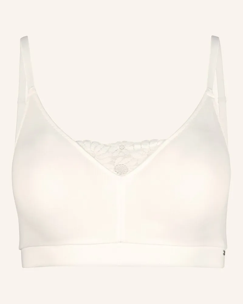 Skiny Triangel-BH EVERY DAY IN COTTON LACE Weiss