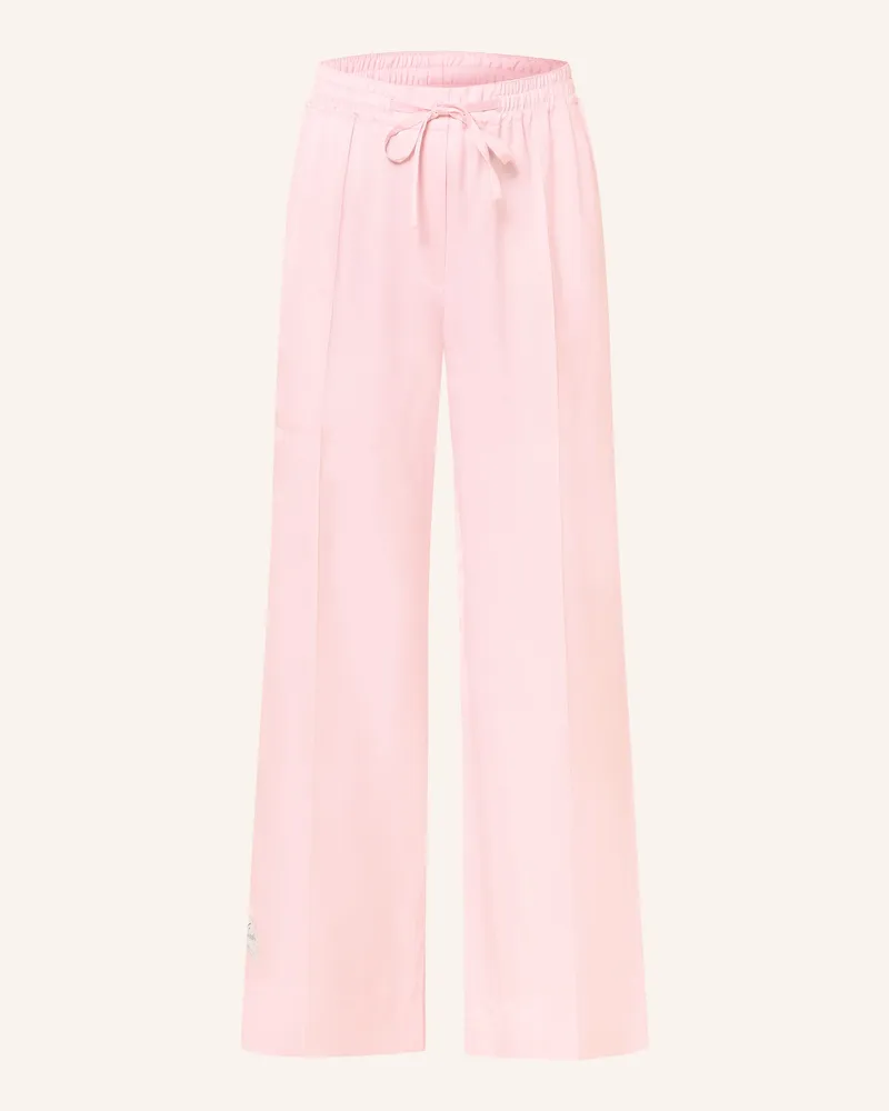 Sandro Marlenehose Aus Satin pink Hellrosa