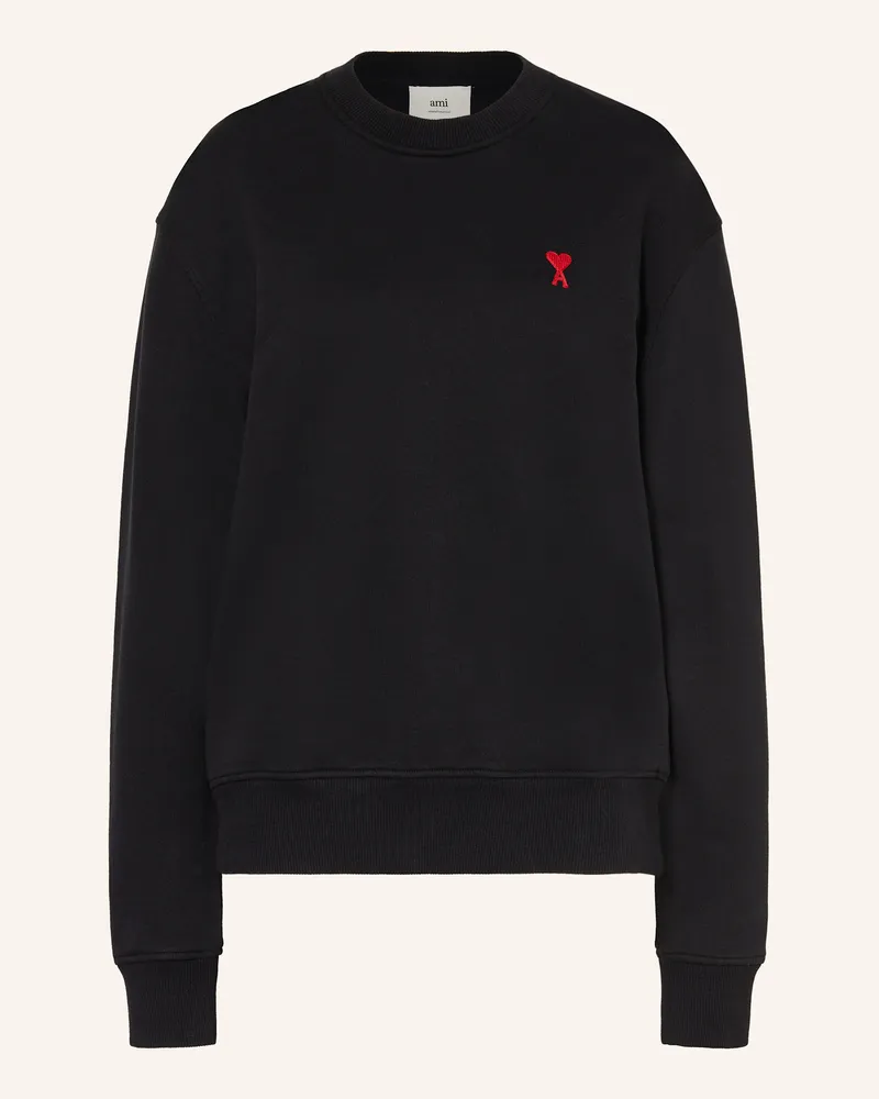 AMI Paris Sweatshirt schwarz Schwarz