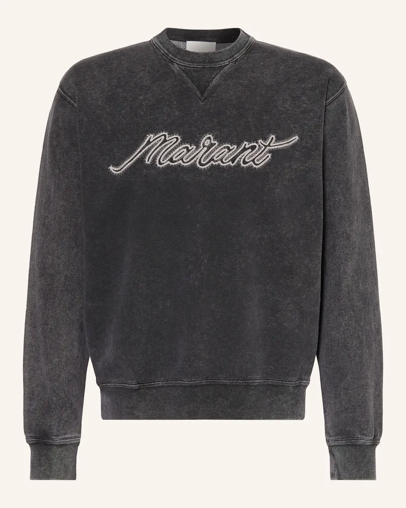 Isabel Marant Sweatshirt Mahony schwarz Dunkelgrau