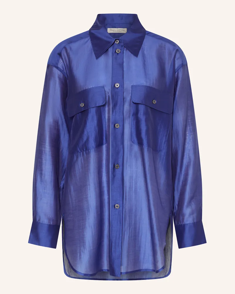 Marc O'Polo Hemdbluse Blau