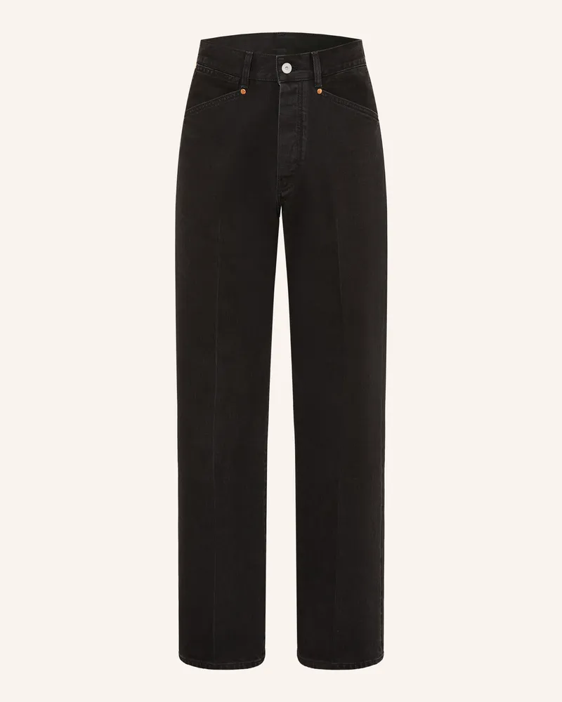 Christophe Lemaire Jeans Straight Fit schwarz Schwarz