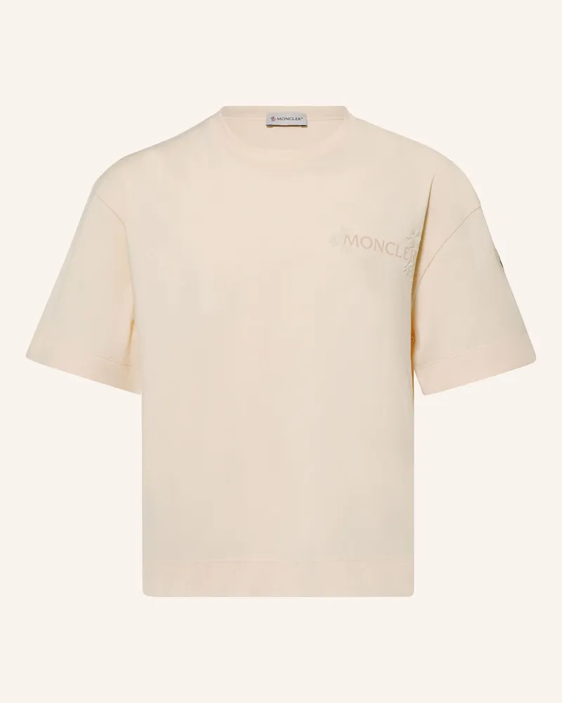 Moncler T-Shirt weiss Creme